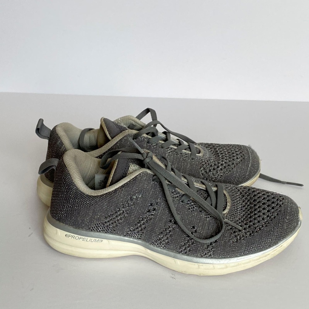 APL gray Techloom Pro 8 Running Sneaker - Picture 5 of 11